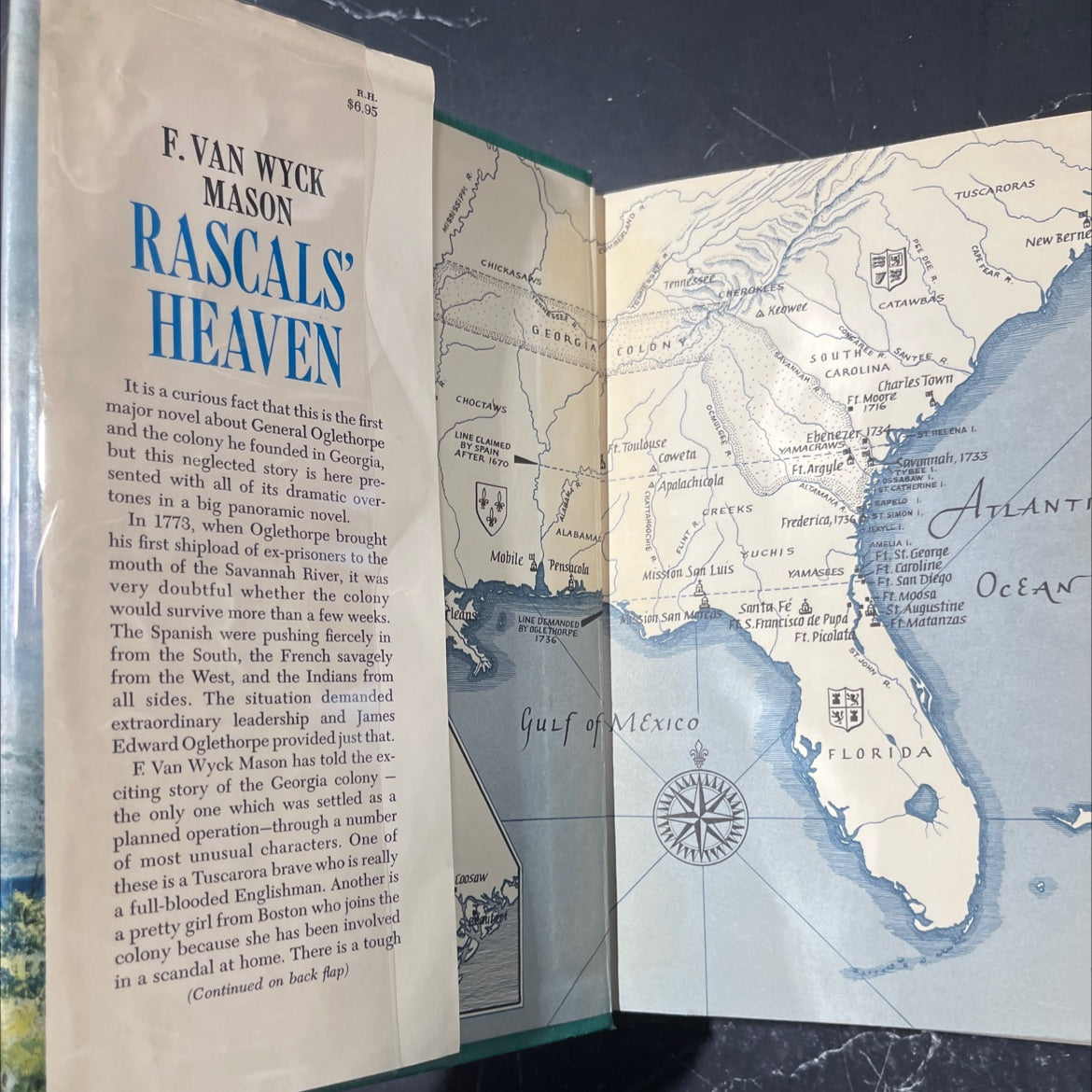 rascals' heaven book, by f. van wyck mason, 1964 Hardcover image 4