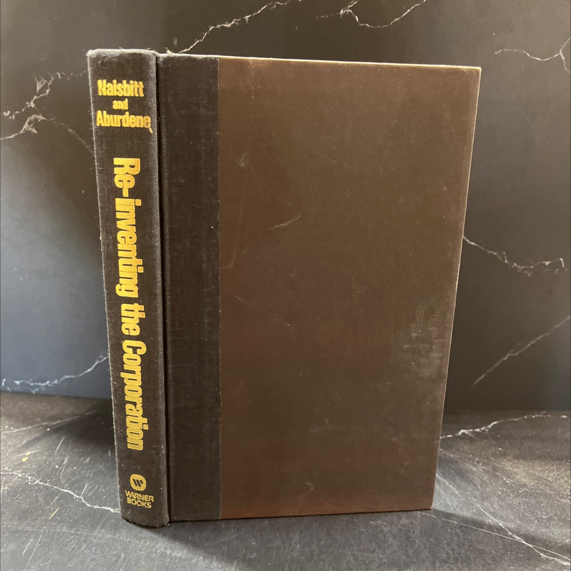 re-inventing the corporation book, by john naisbitt and patricia aburdene, 1985 Hardcover image 1