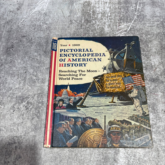 reaching the moon-searching for world peace book, by unknown, 1969 Hardcover image 1