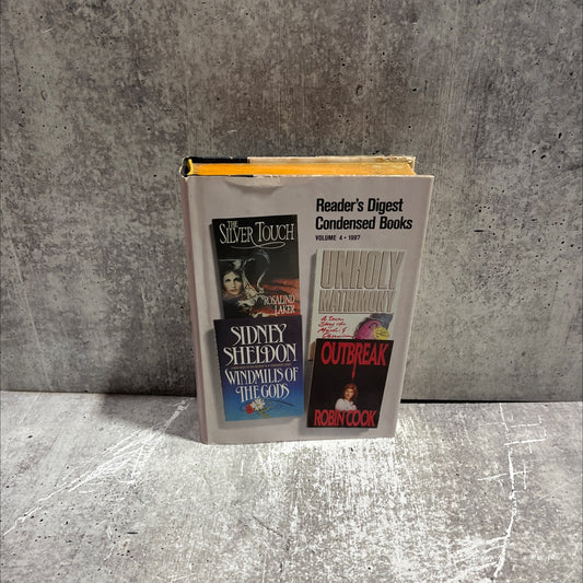 reader's digest condensed books volume 4 book, by unknown, 1987 Hardcover image 1