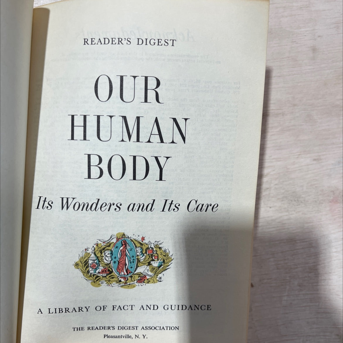 reader's digest digest our human body its wonders and its care book, by unknown, 1962 Hardcover, Vintage image 2