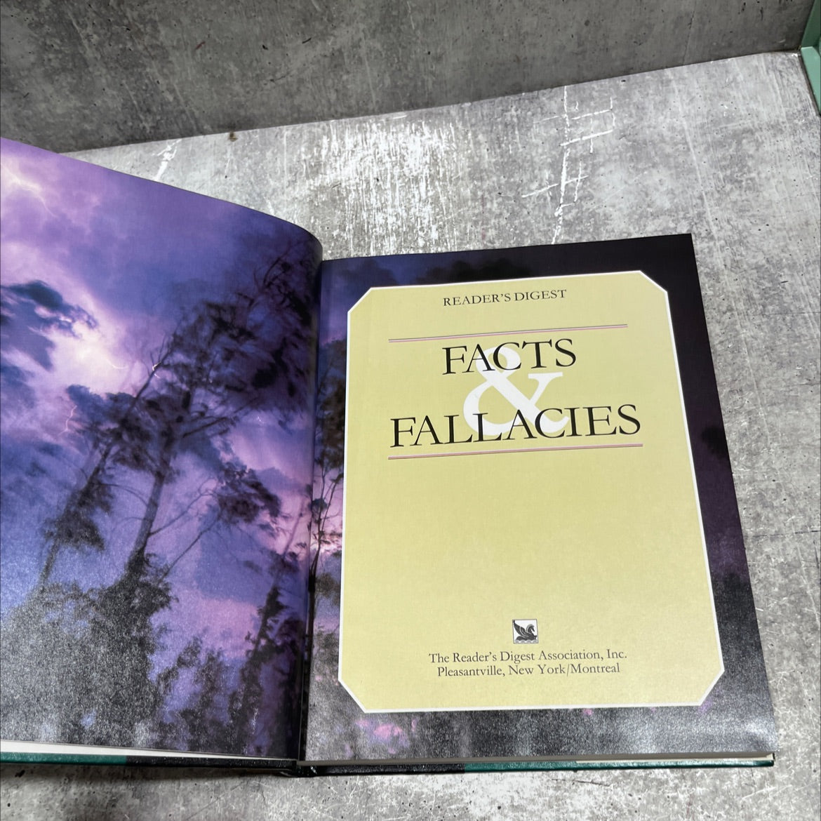 reader's digest facts fallacies book, by unknown, 1988 Hardcover image 2