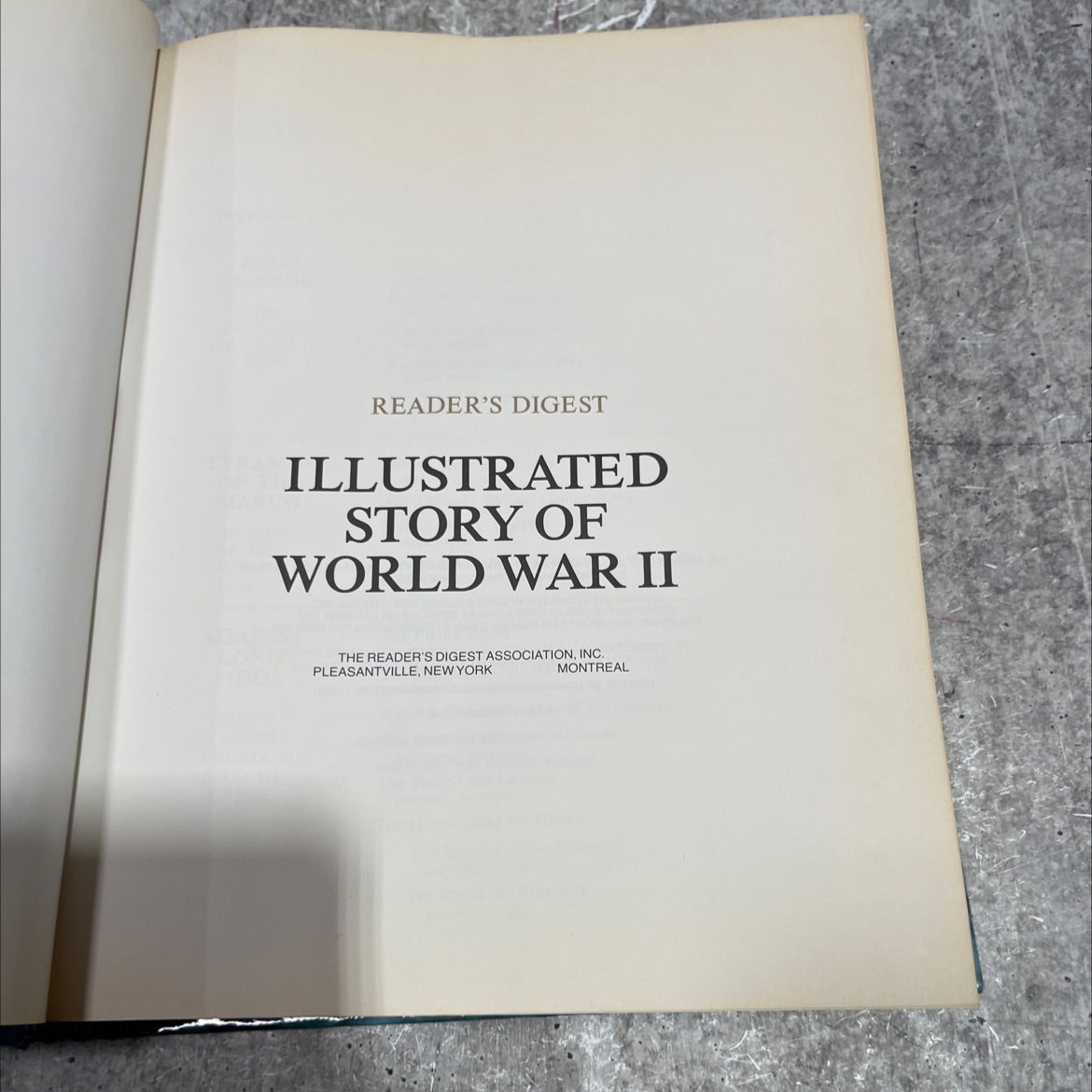 reader's digest illustrated story of world war ii book, by unknown, 1978 Hardcover image 2