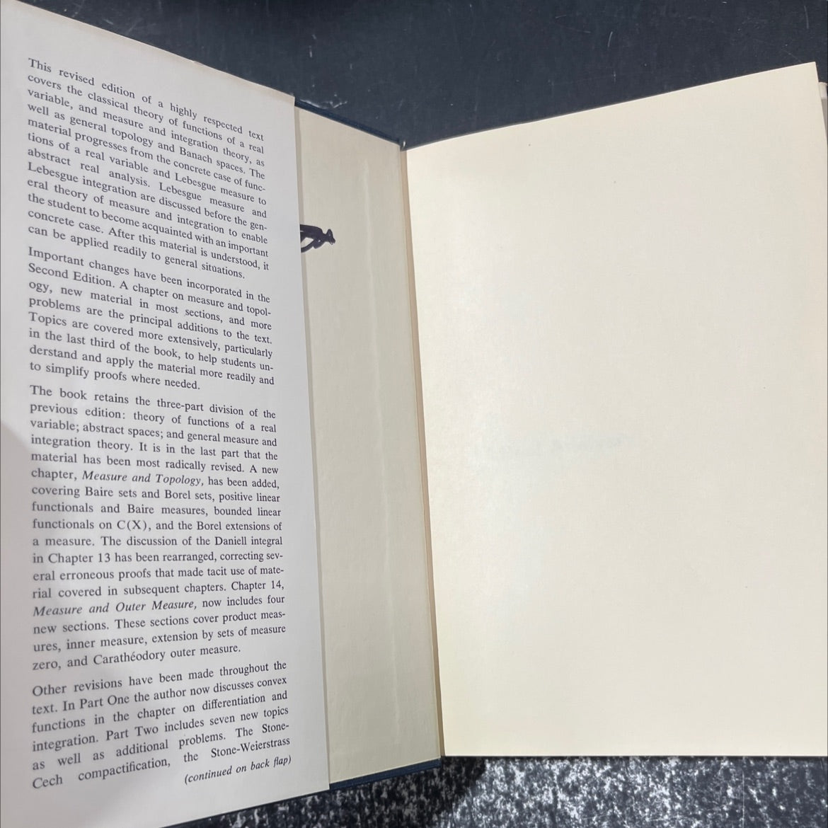 real analysis book, by h. l. royden, 1971 Hardcover image 4