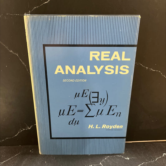 real analysis book, by h. l. royden, 1971 Hardcover image 1