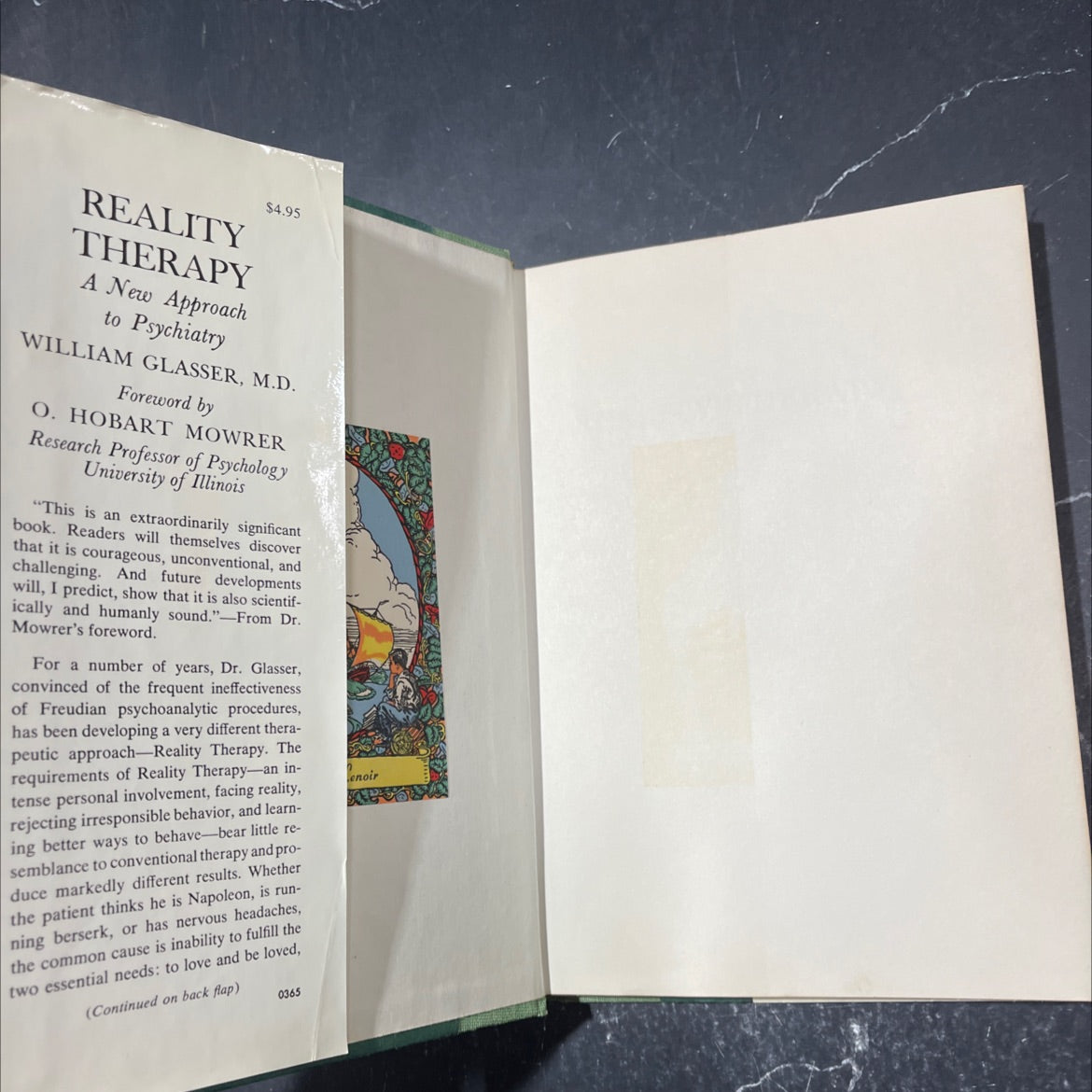 reality therapy a new approach to psychiatry book, by william glasser, 1965 Hardcover image 4