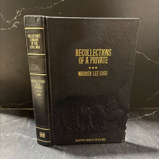 recollections of a private. a story of the army of the potomac. book, by warren lee goss, 1984 Leather image 1