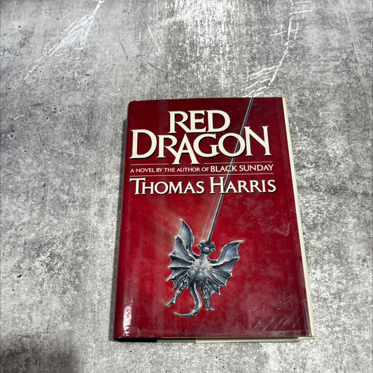 red dragon book, by Thomas Harris, 1981 Hardcover image 1