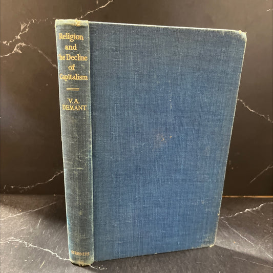 religion and the decline of capitalism book, by V. A. Demant, 1952 Hardcover image 1