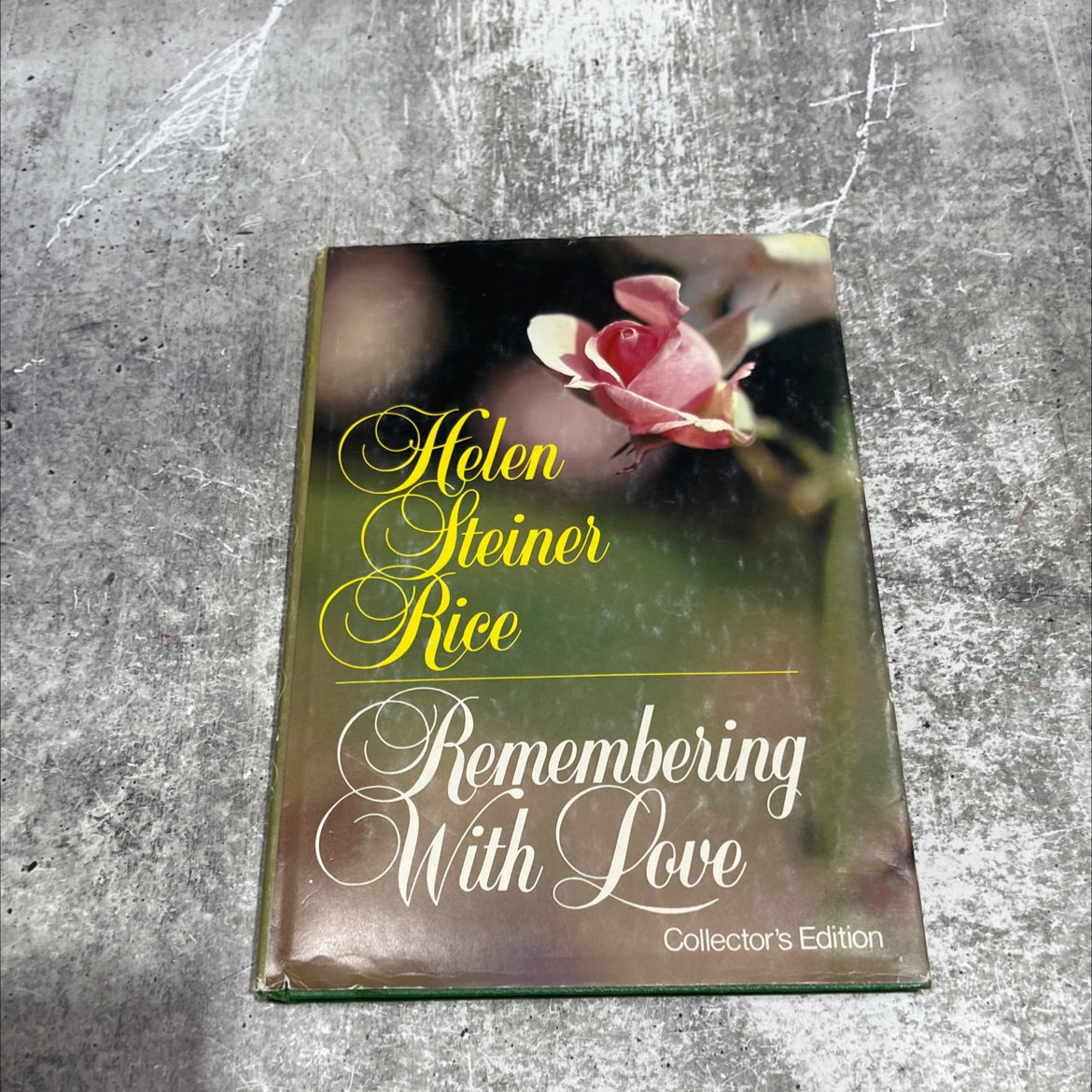 remembering with love book, by helen steiner rice, 1985 Hardcover image 1