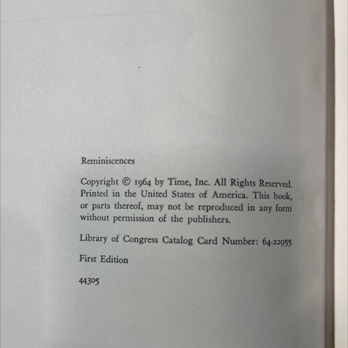 reminiscences general of the army book, by douglas macarthur, 1964 Hardcover image 3