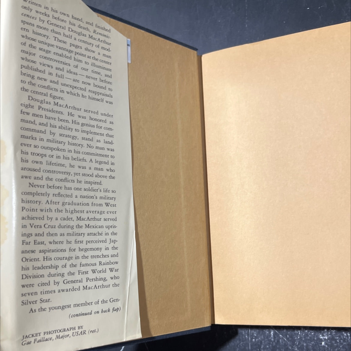 reminiscences book, by douglas macarthur, 1964 Hardcover image 4