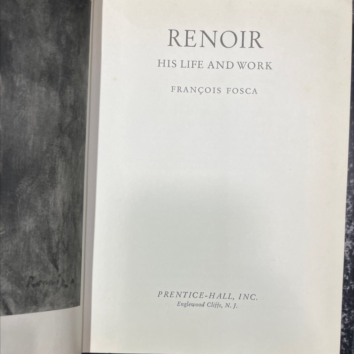 renoir his life and work book, by françois fosca, 1962 Hardcover image 2
