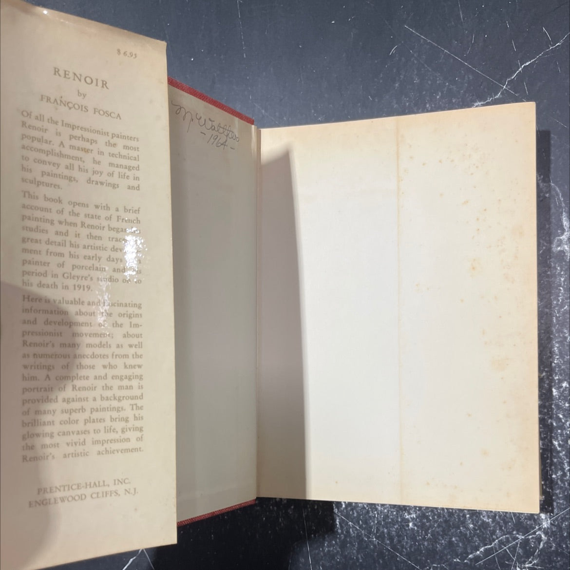 renoir his life and work book, by françois fosca, 1962 Hardcover image 4