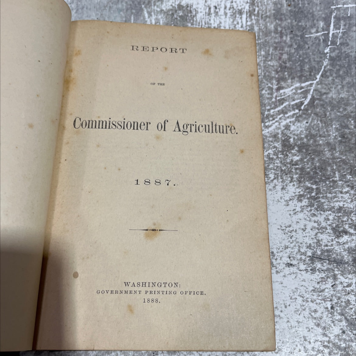 report of the commissioner of agriculture book, by unknown, 1887 Hardcover image 2