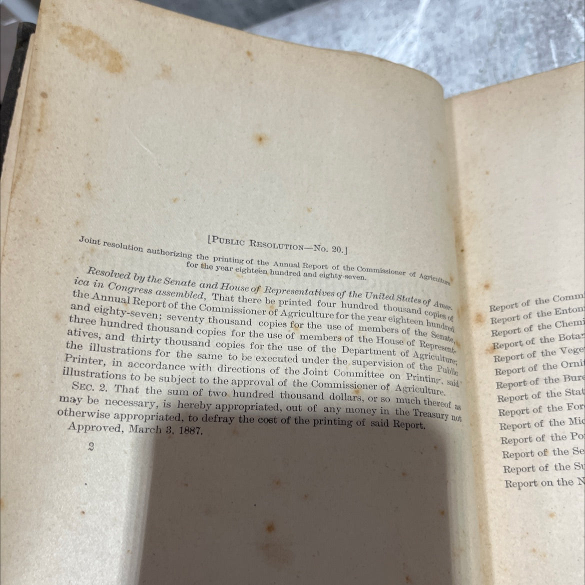 report of the commissioner of agriculture book, by unknown, 1887 Hardcover image 3