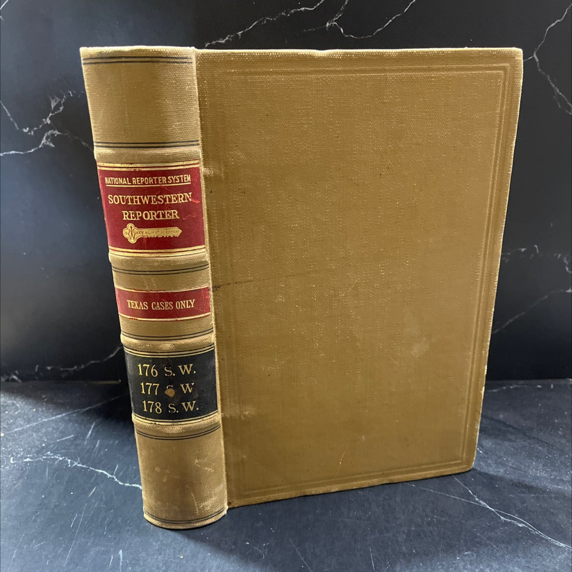 reporter texas decisions reported in the southwestern reporter annotated vols. 176, 177 and 178 book, by unknown, 1916 image 1