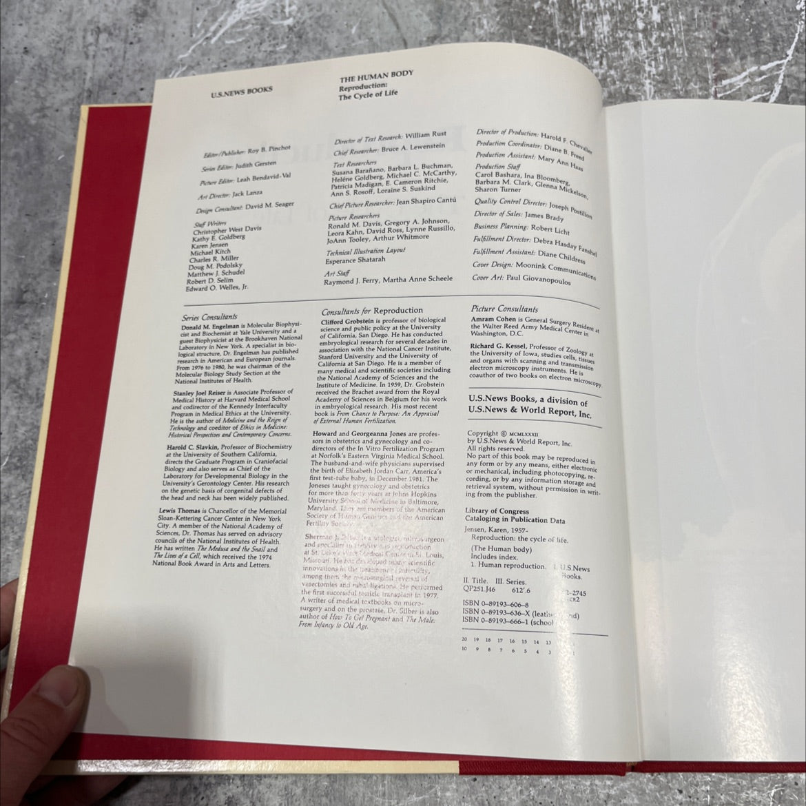reproduction: the cycle of life book, by karen jensen, 1982 Hardcover image 3