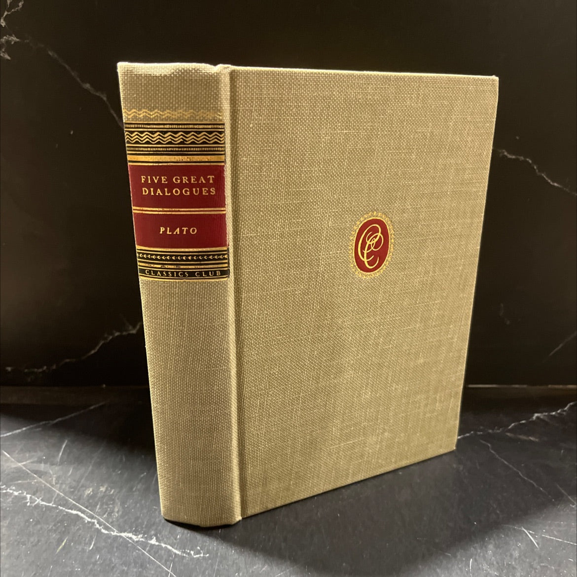 republic book, by plato, 1942 Hardcover image 1