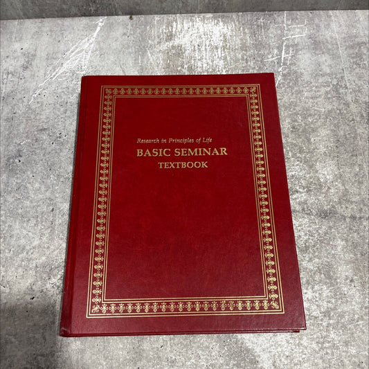 research in principles of life book, by bill gothard, 1993 Hardcover image 1