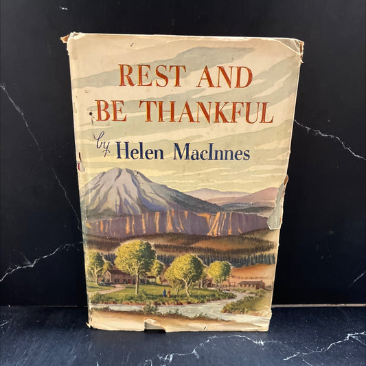 rest and be thankful book, by helen macinnes, 1949 Hardcover image 1