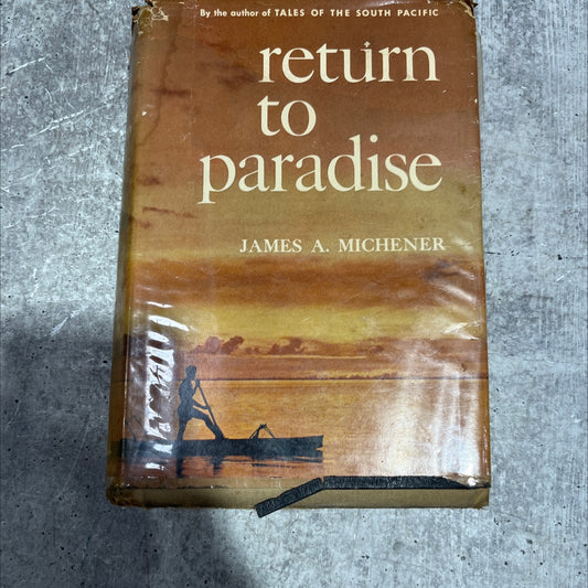return to paradise book, by james a. michener, 1951 Hardcover image 1