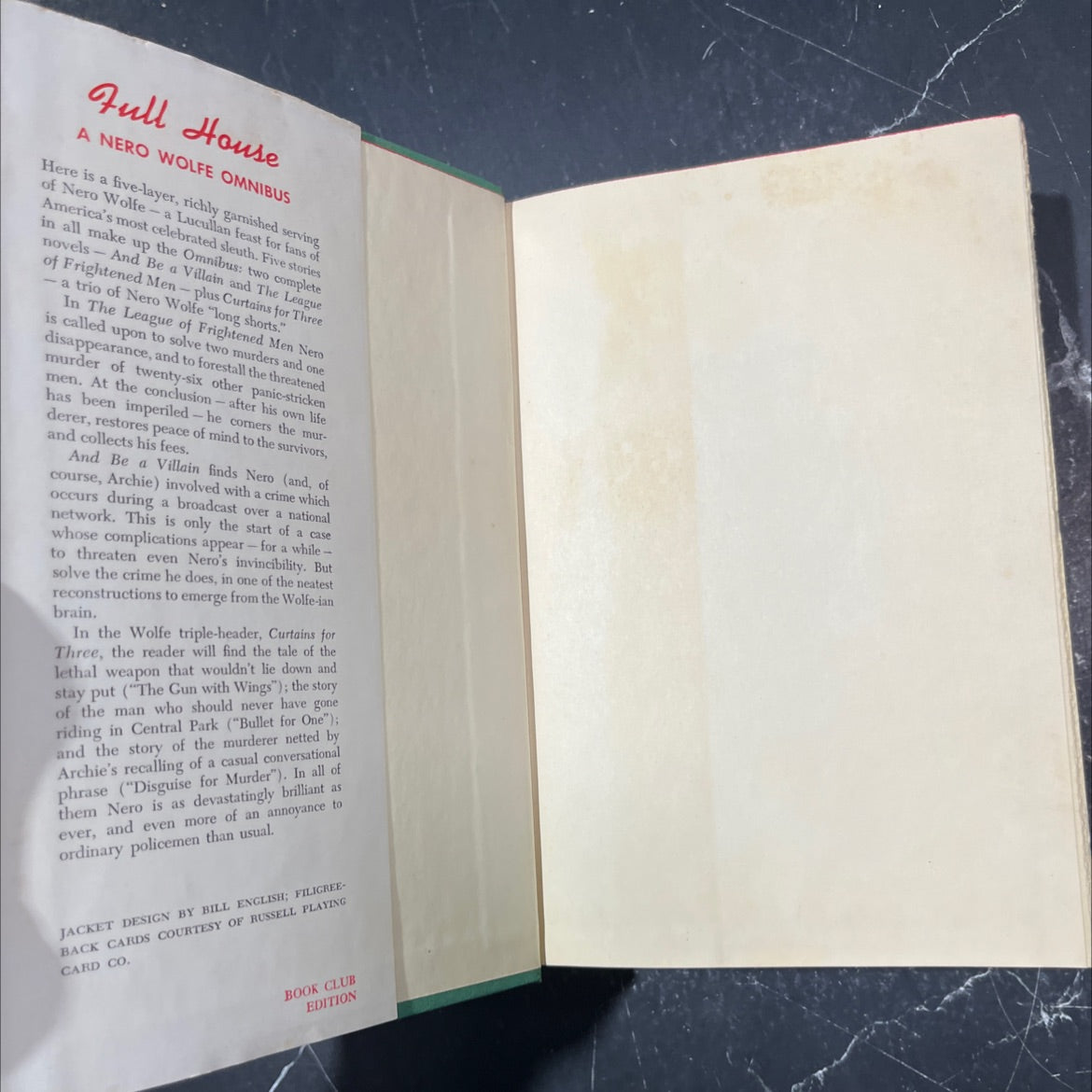 rex stout novels book, by rex stout, 1955 Hardcover image 4