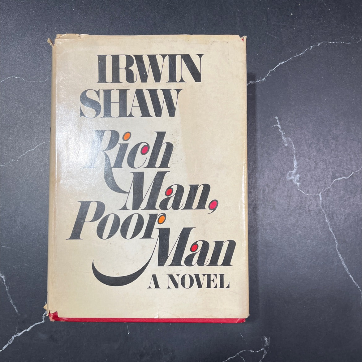 rich man, poor man book, by irwin shaw, 1970 Hardcover image 1
