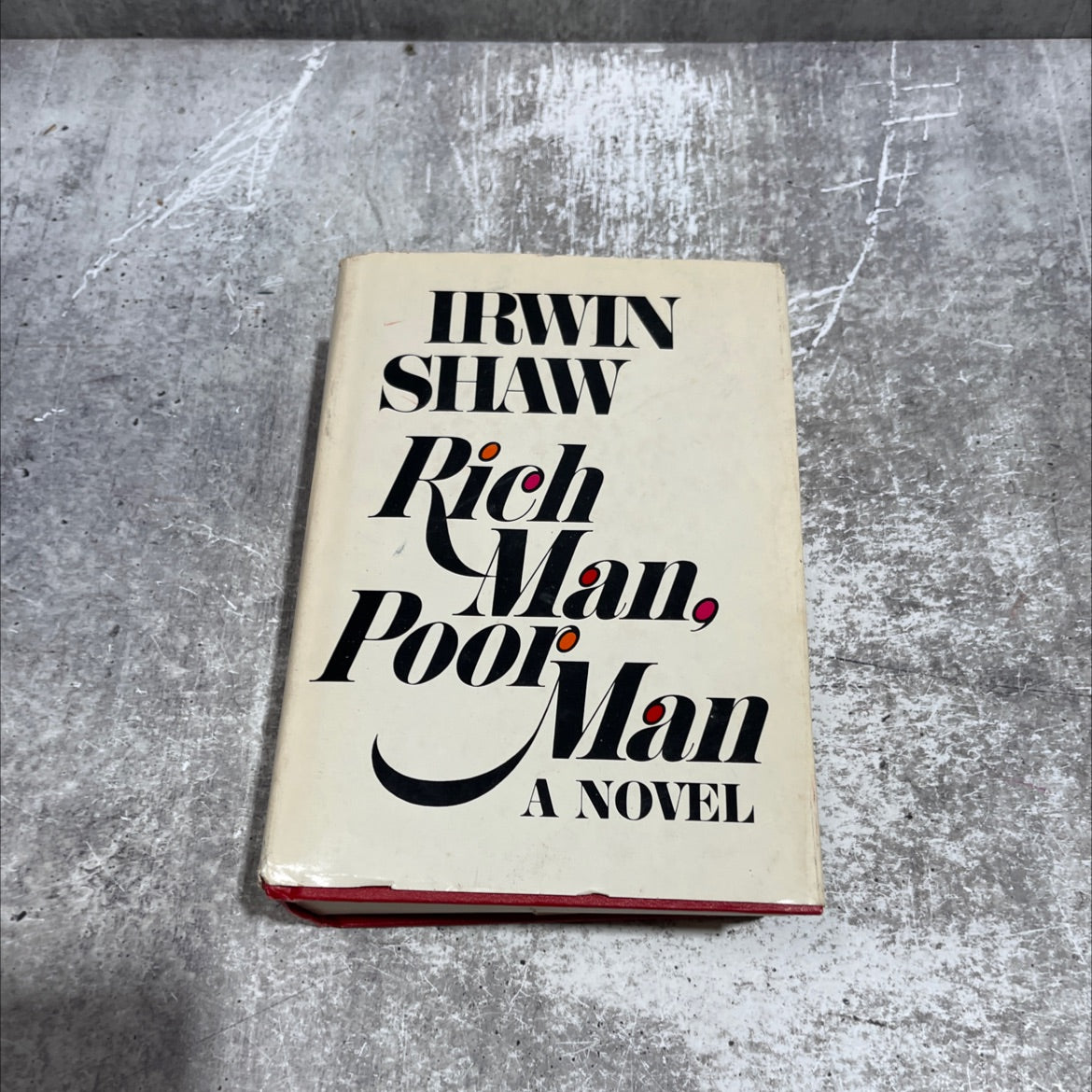 rich man, poor man book, by irwin shaw, 1970 Hardcover image 1