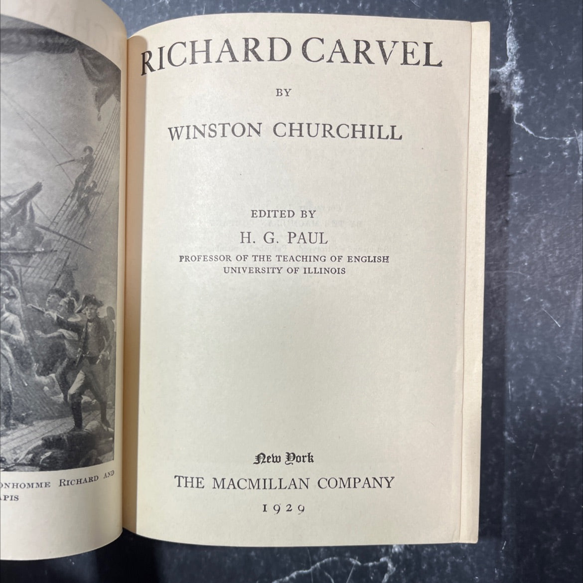 richard carvel book, by winston churchill, 1929 Hardcover image 2