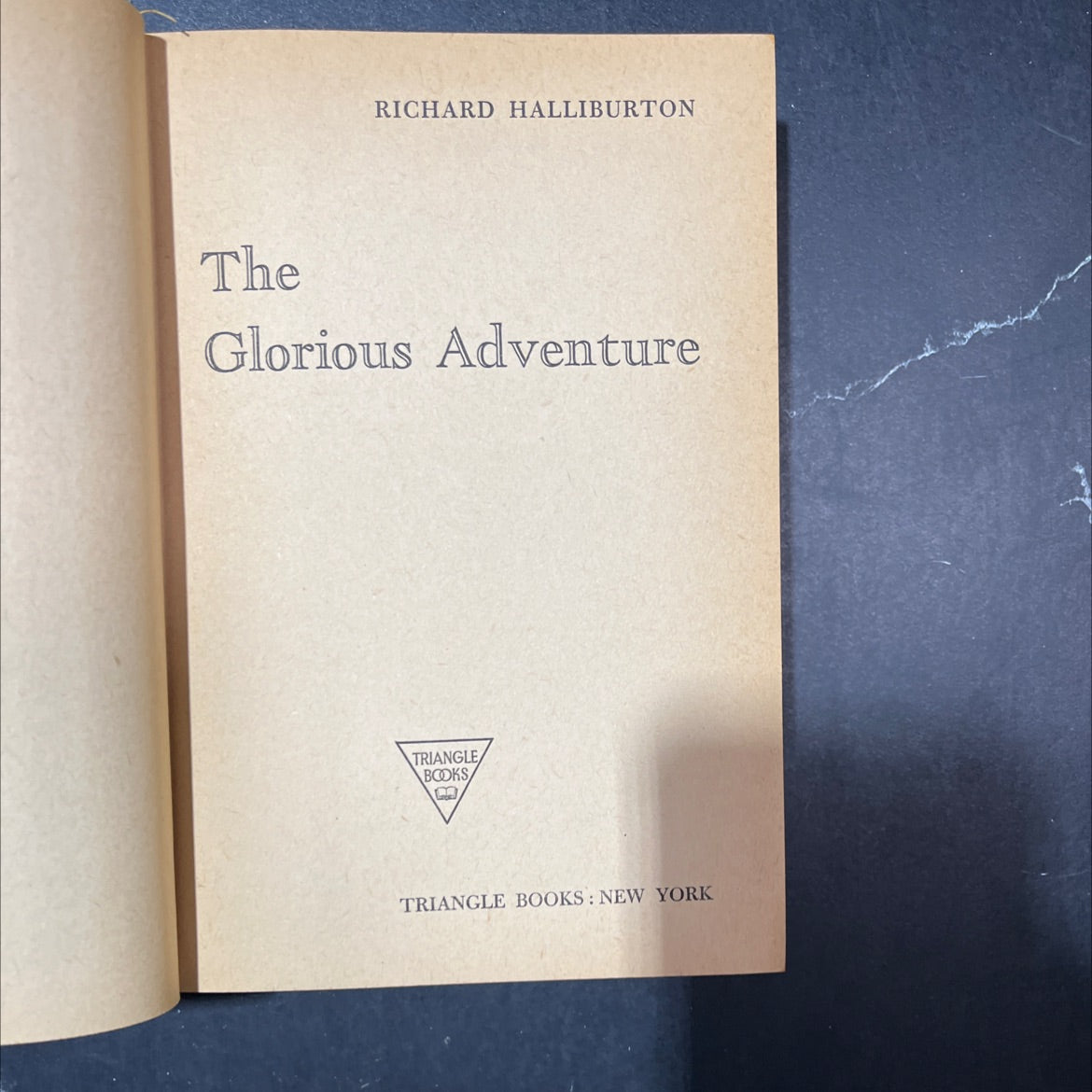richard halliburton the glorious adventure book, by richard halliburton, 1941 Hardcover image 2