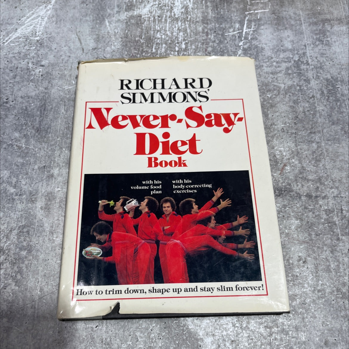 richard simmons never-say-diet book book, by Richard Simmons, 1980 Hardcover image 1