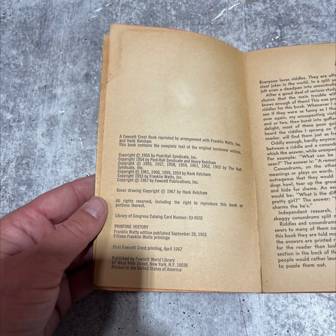 riddles, riddles, riddles book, by joseph leeming, 1967 Paperback image 3
