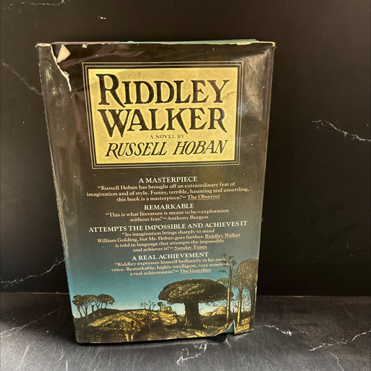 riddley walker book, by russell hoban, 1980 Hardcover image 1