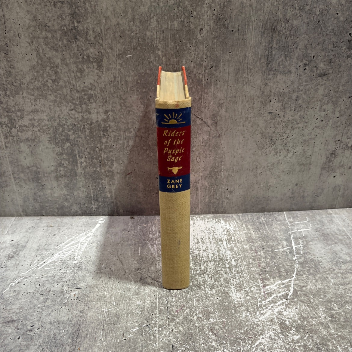 riders of the purple sage book, by zane grey, 1940 Hardcover image 4