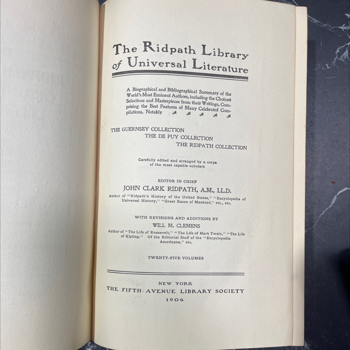 ridpath library of universal literature book, by john clark ridpath, 1906 Leather image 3