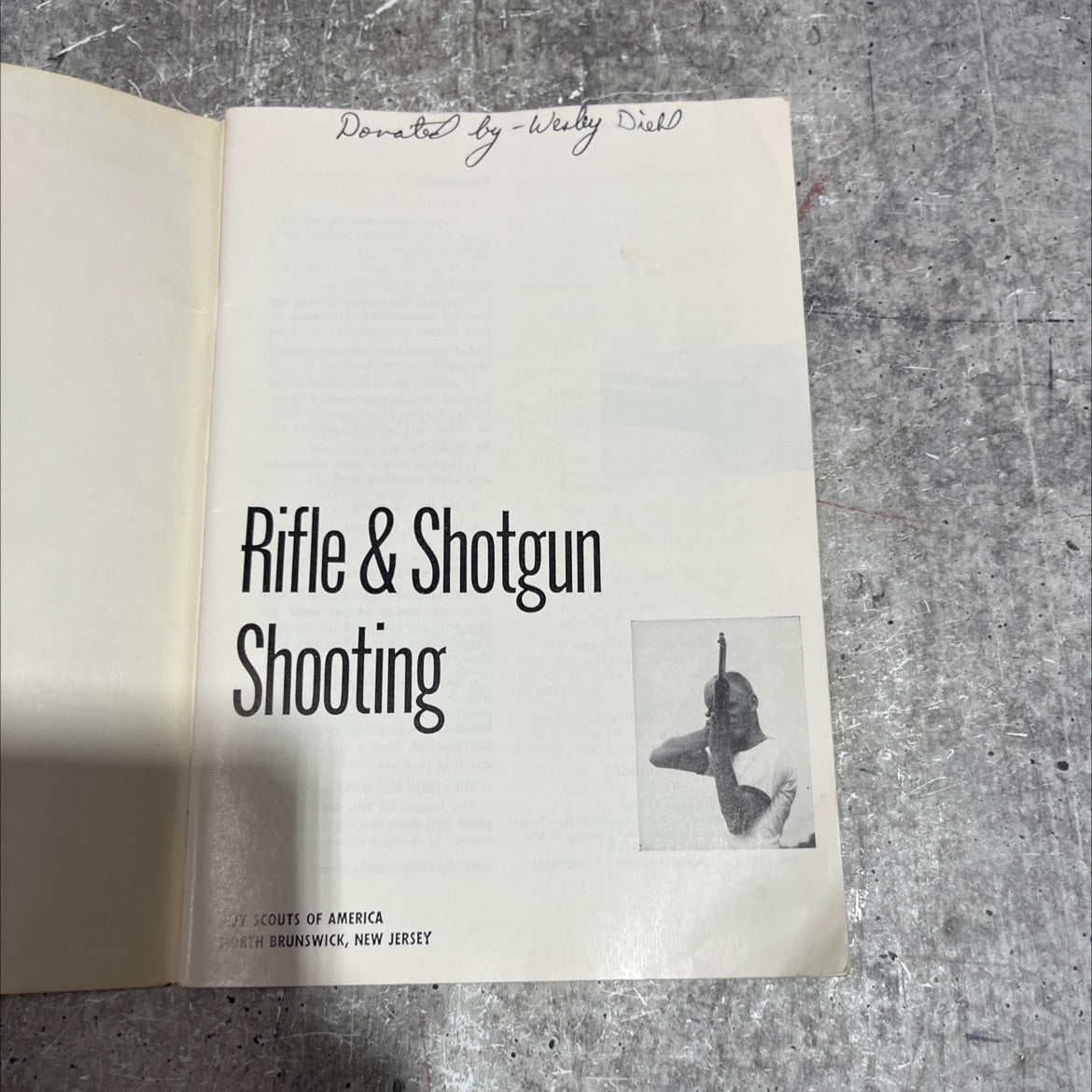 rifle & shotgun shooting book, by Boy Scouts of America, 1973 Paperback image 2