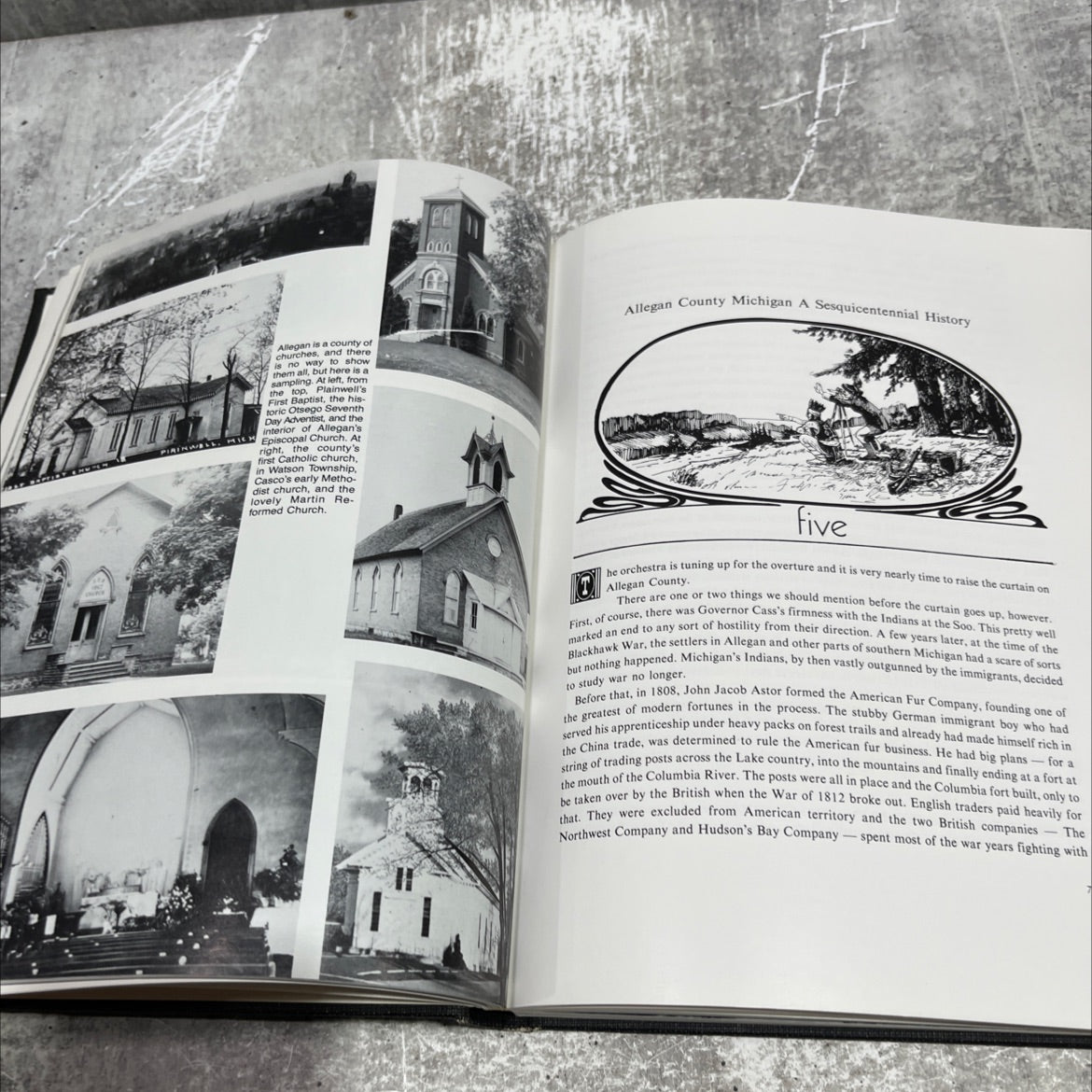 river lake a sesquicentennial history of allegan county, michigan book, by Joe Armstrong and John Pahl, 1985 Hardcover image 4