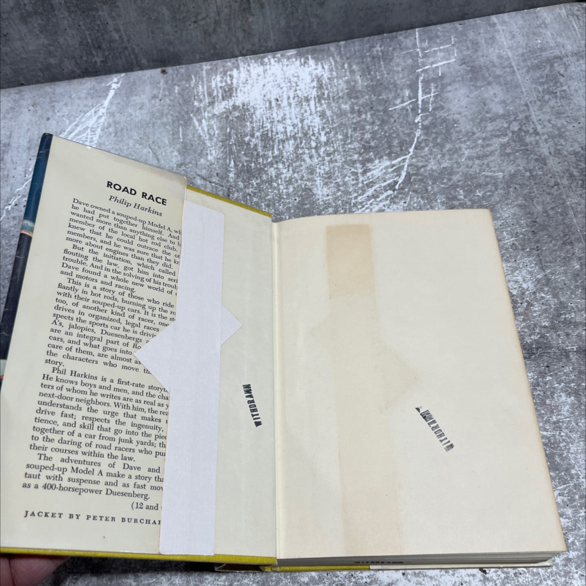 road race book, by philip harkins, 1953 Hardcover image 4
