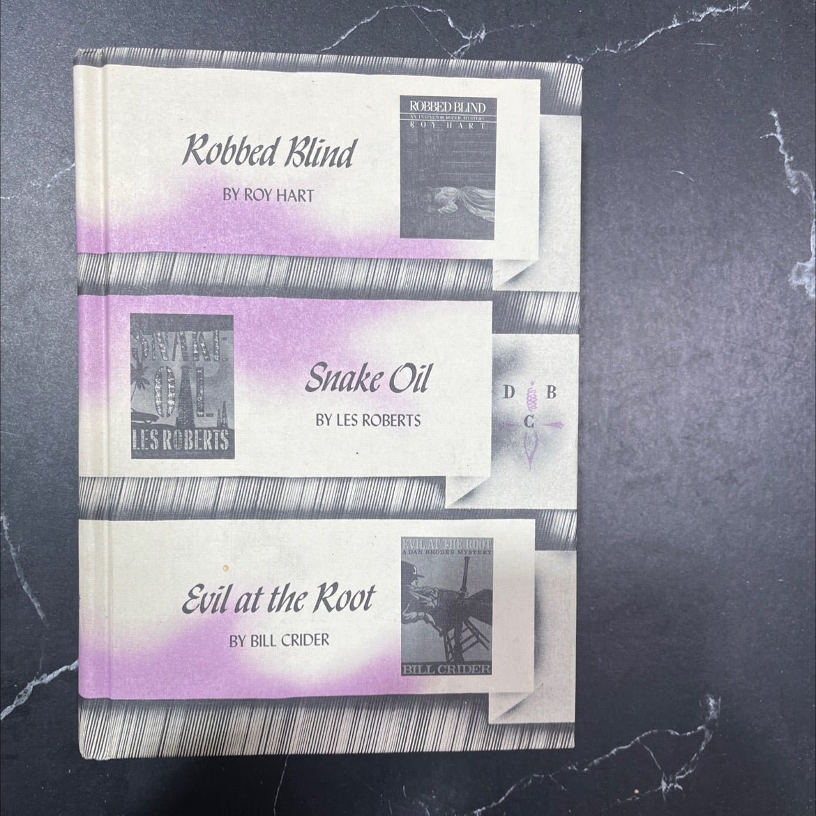 robbed blind book, by roy hart, 1990 Hardcover image 1