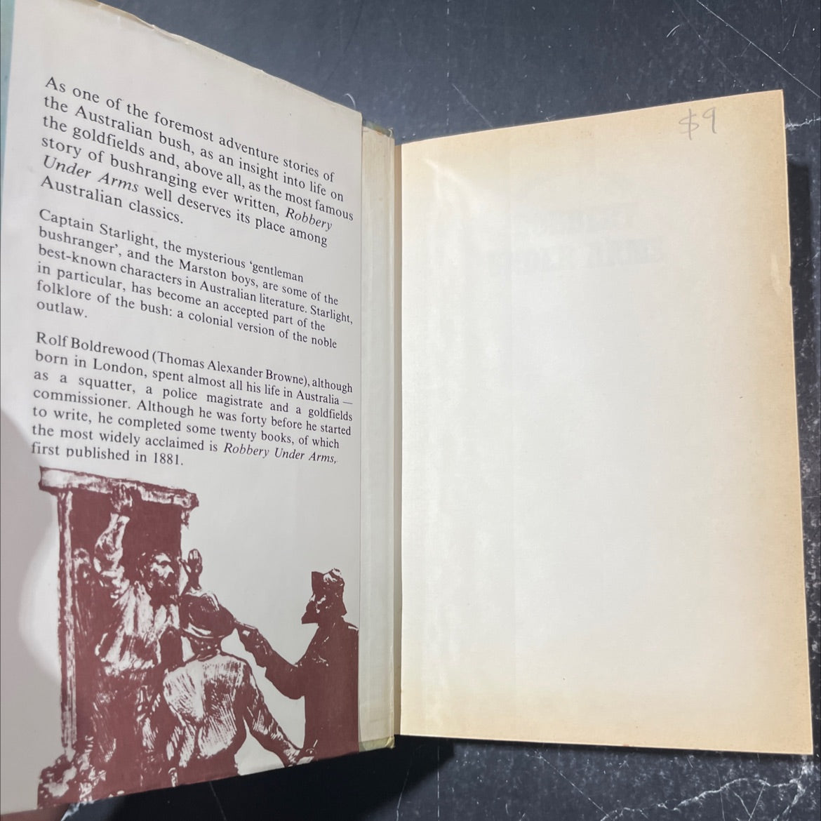 robbery under arms book, by rolf boldrewood, 1981 Hardcover image 4