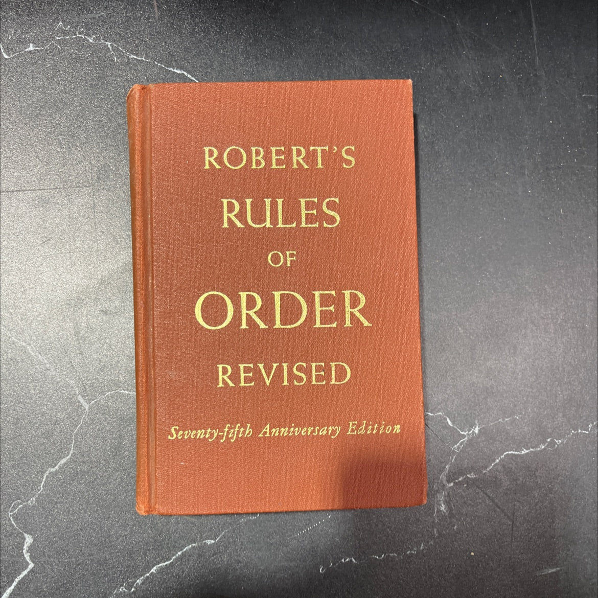 robert's rules of order revised seventy-fifth anniversary edition book, by general henry m. robert, 1951 Hardcover, image 1