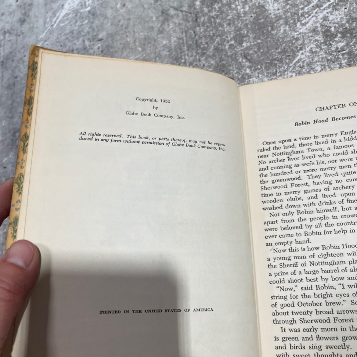robin hood book, by maurice lapman, 1952 Hardcover image 3