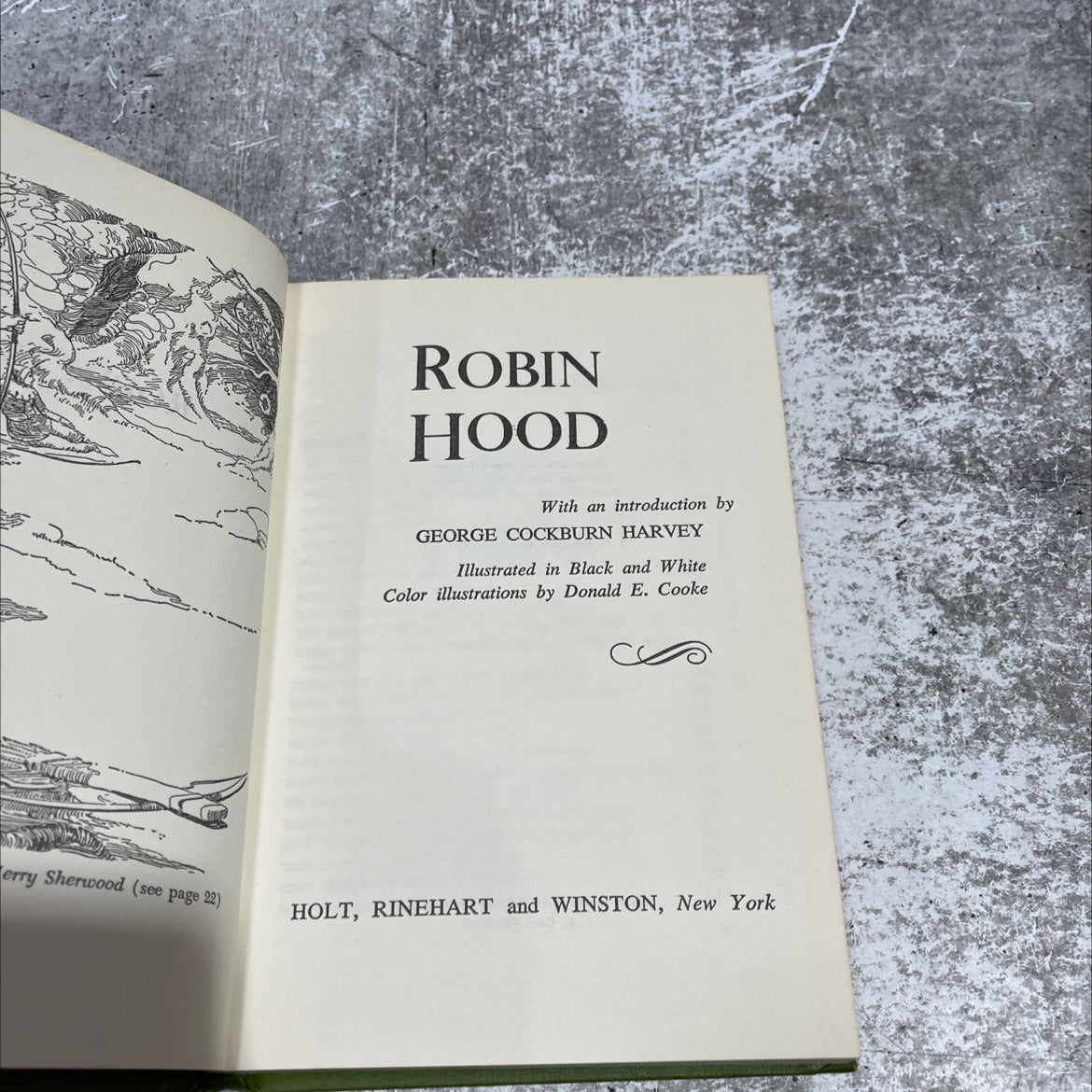 robin hood book, by unknown, 1961 Hardcover image 2