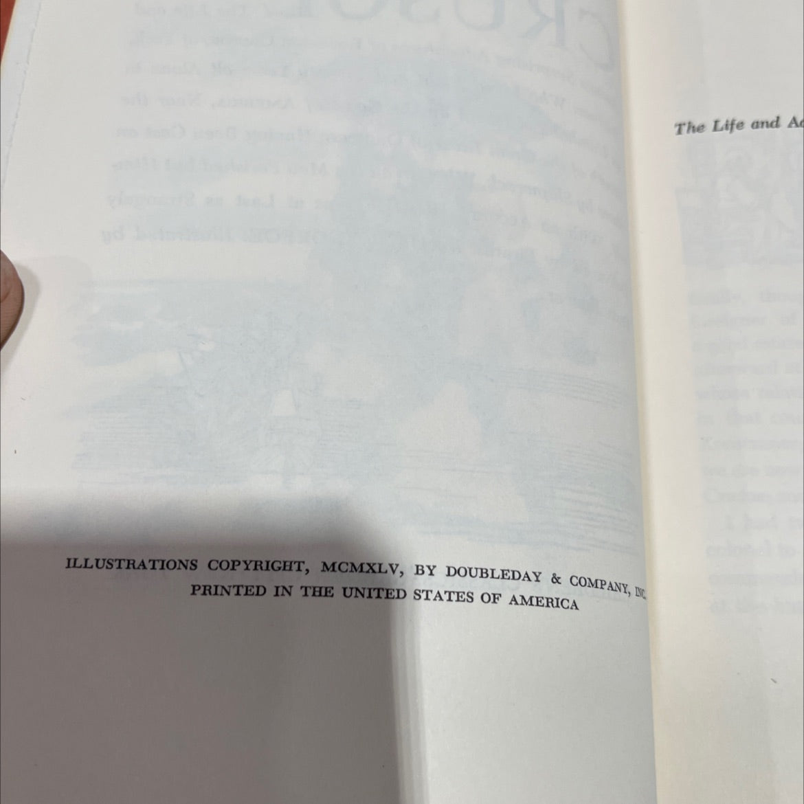 robinson crusoe book, by daniel defoe, 1945 Hardcover image 3