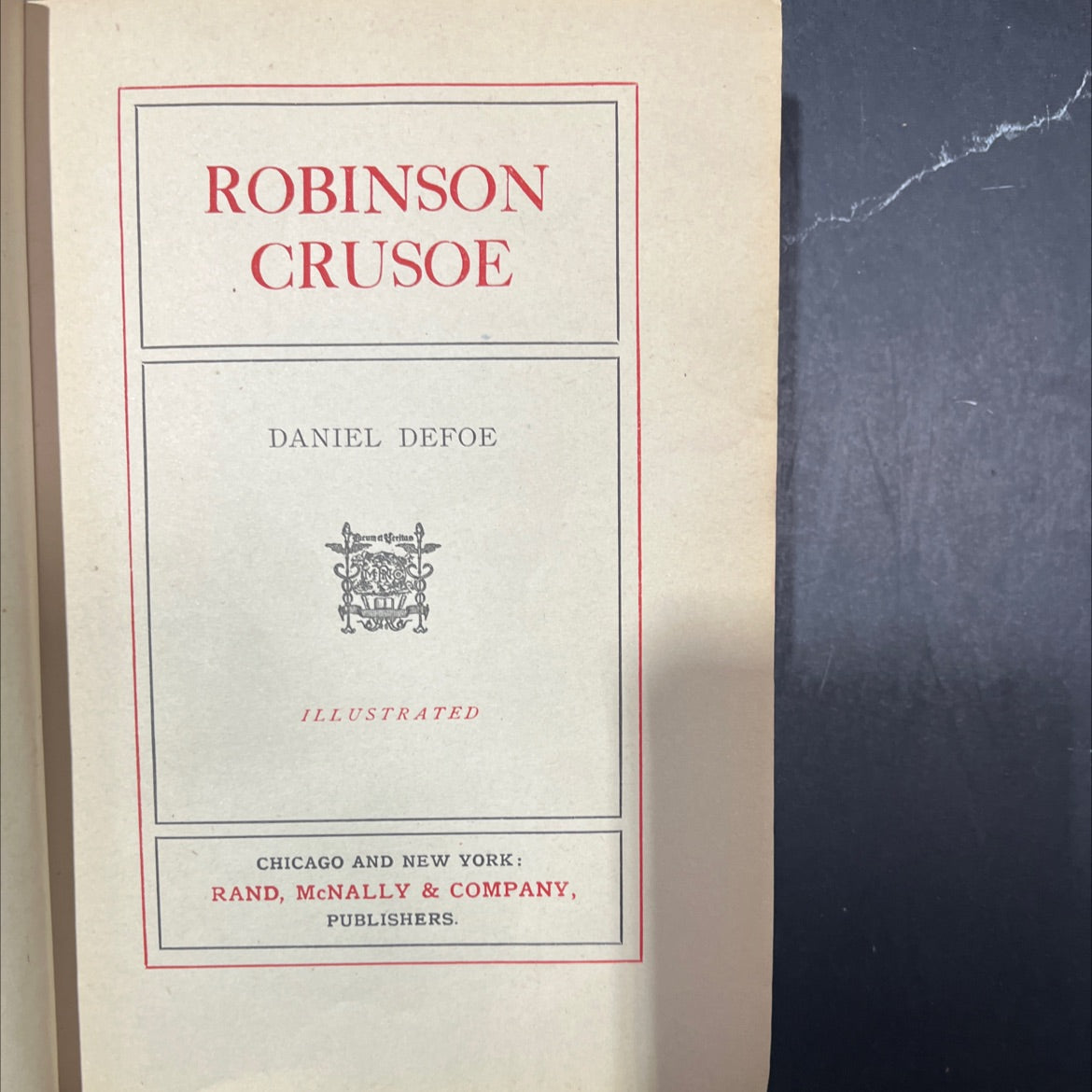 robinson crusoe book, by daniel defoe, 1970 Hardcover image 3