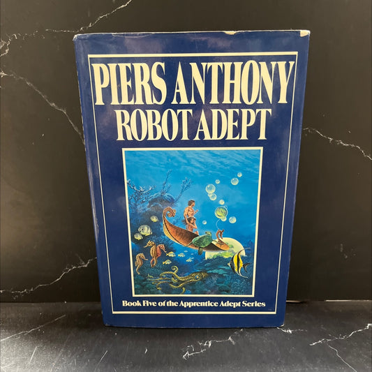 robot adept book, by piers anthony, 1988 Hardcover image 1