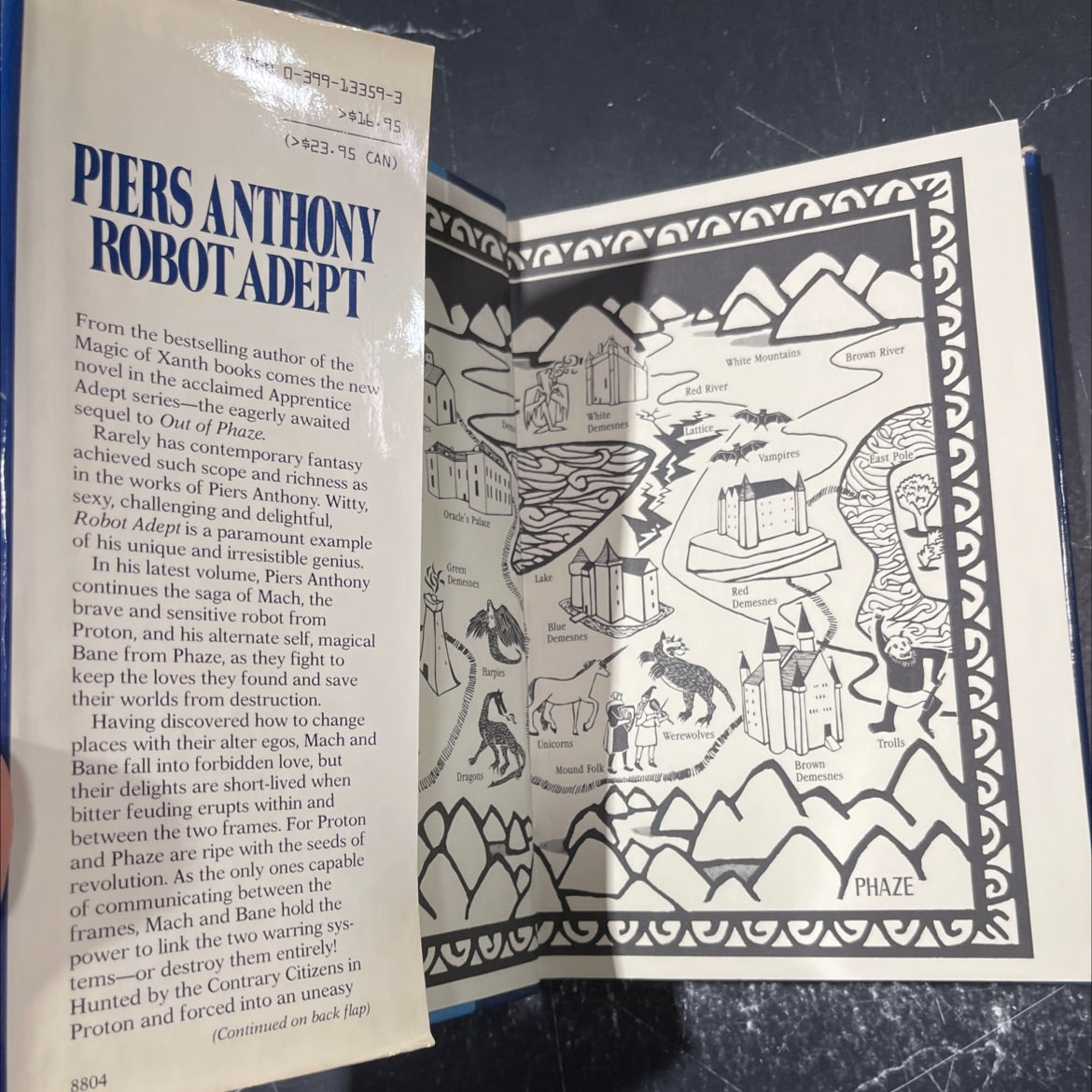 robot adept book, by piers anthony, 1988 Hardcover image 4