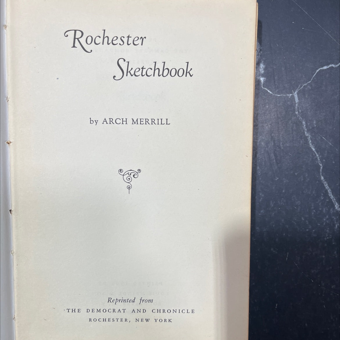 rochester sketchbook book, by arch merrill, 1946 Hardcover image 2