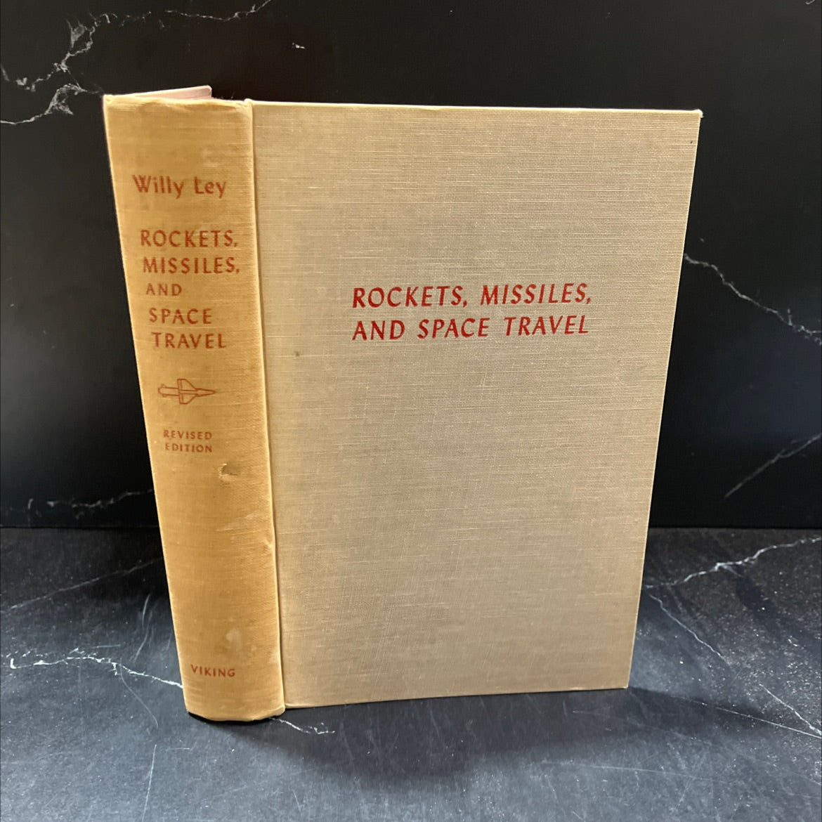 rockets, missiles, and space travel book, by willy ley, 1958 Hardcover image 1